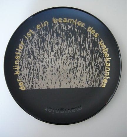 Almir Mavignier for Rosenthal. Artist's plate. Lim
