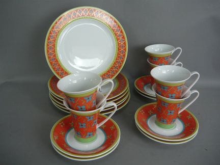 Breakfast set for 6 people. Rosenthal. 20th centur