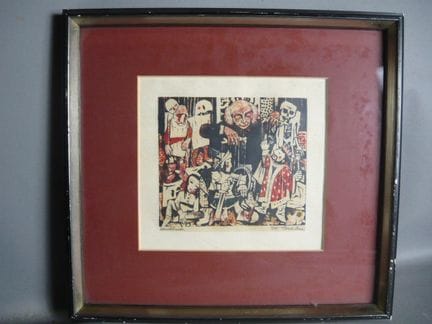 Jo Strahn (1904–1997). The Puppeteer. Probably a w
