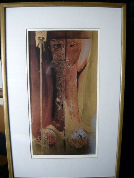 Antonio Máro (b. 1928). Composition with Woman. Co