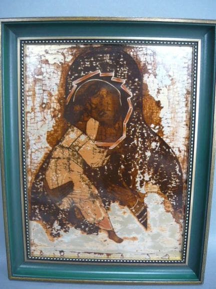 Ikone Maria Vladimirskaja. Nr. 744/3000 Exemplaren