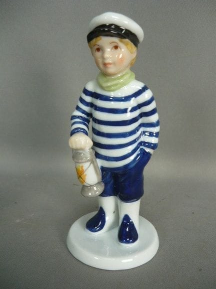 Little Sailor with Lantern. Royal Copenhagen, Denm