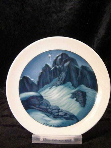 Theo Schmuz-Baudiss for KPM Berlin. Wall plate wit