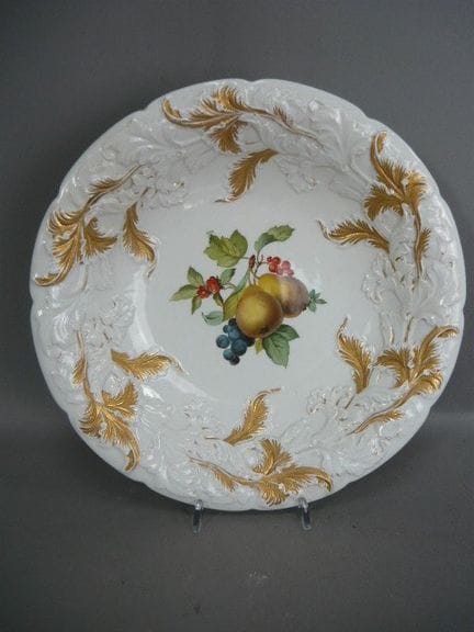 Large decorative bowl. Meissen (Schwerter). Before