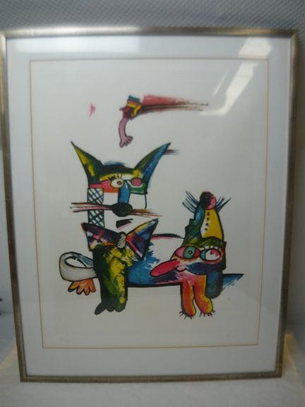 Otmar Alt (b. 1940). Color lithograph. Cat. Sheet 