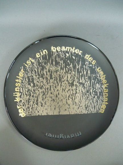 Almir Mavignier for Rosenthal. Artist's plate. Lim