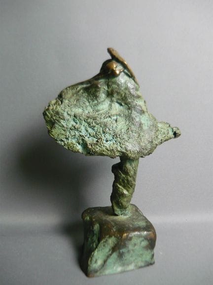 Caminas Tassin (?). Modern bronze. Nude on a tree.