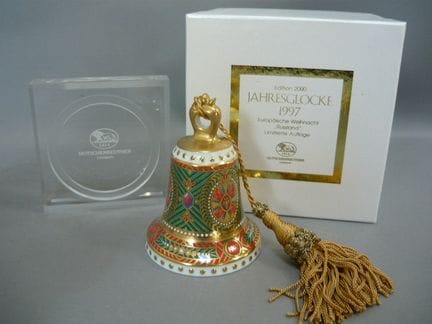 Fabergé-style Italian New Year's bell. Hutschenreu
