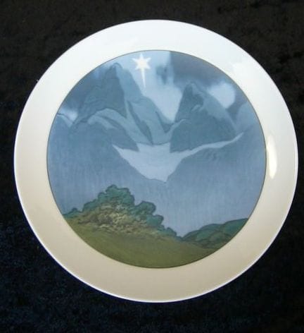 Theo Schmuz-Baudiß (1859-1942) pour KPM. Assiette 