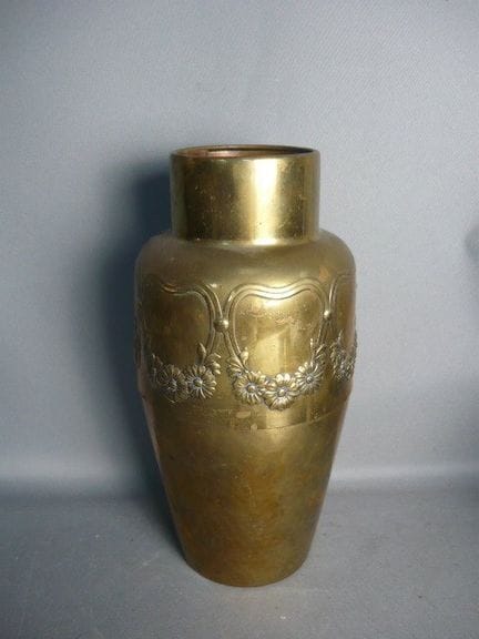 Flower vase with insert. Art Nouveau, circa 1900. 