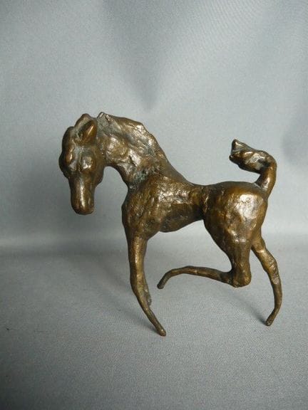 Small Foal. Bronze. 20th century. H 12 cm. SCP
