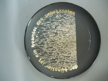 Almir Mavignier for Rosenthal. Artist's plate. Lim
