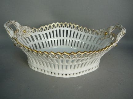 Handled bowl. KPM Berlin. 20th century. First-grad