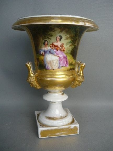 Crater vase with a scene. Probably from France, fi