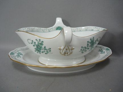 Saucers with handles. Meissen (Schwerter). Indian 