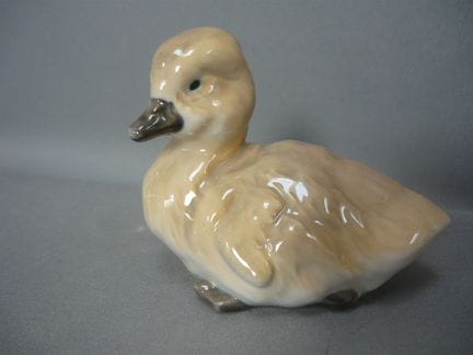 Ducklings. B&amp;G Copenhagen. Delicate underglaze
