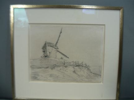 Charles Jacque (1813–1894). Windmill on a Hill. Dr