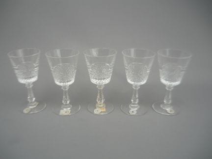 Val St. Lambert. Heidelberg series. Set of 5 lique