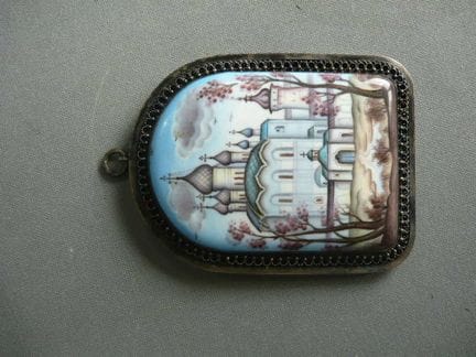 Wandbild. Orthodoxe Kirche. Russland. 20.Jhdt. Ema