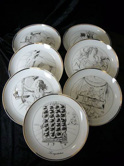 Salvador Dalí for Bidasoa. "The Seven Arts." 7 lar