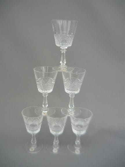 Val St. Lambert. Heidelberg Series. Set of 6 lique