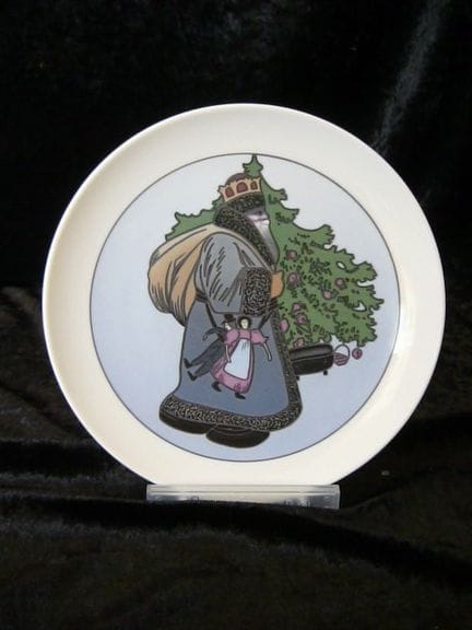 KPM Berlin. Santa Claus wall plate. Designed by Th