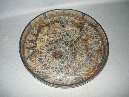 Artist's Bowl. Royal Copenhagen. Mid-Century. Firs