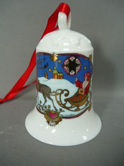 Hutschenreuther. Large anniversary bell in origina
