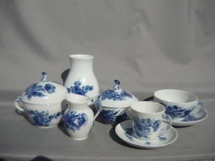 Royal Copenhagen Blue Flower. A collection of beau
