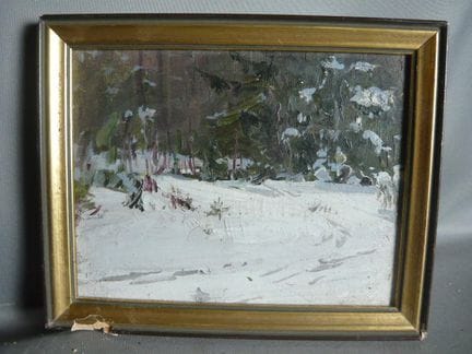 Painter of the Düsseldorf School of Painting. Wint