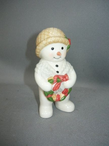 Snowman figurine. Royal Copenhagen, Denmark. First