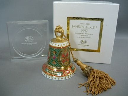 Fabergé-style Russian New Year's bell. Hutschenreu