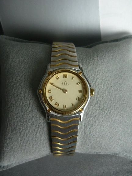 Ebel women's wristwatch. Two-tone gold and steel. 
