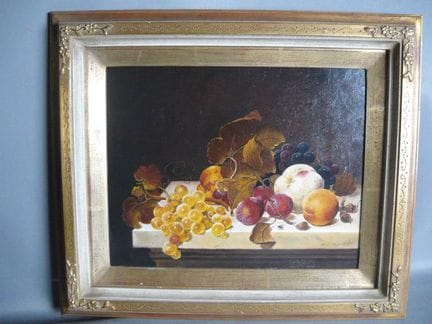 H. Kanne, Düsseldorf. High-quality still life with