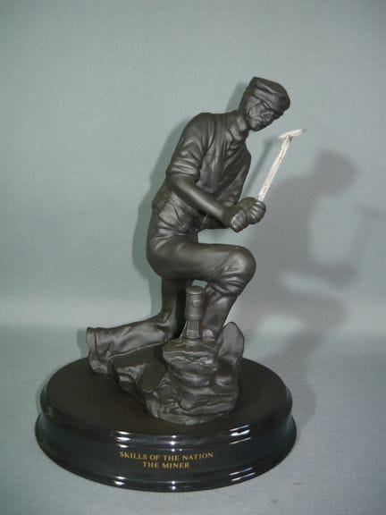 Wedgewood. The Miner. Limited edition, shown here 