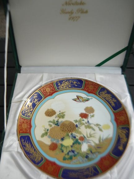Noritake. XXL Commemorative Plate, 1977, in a velv