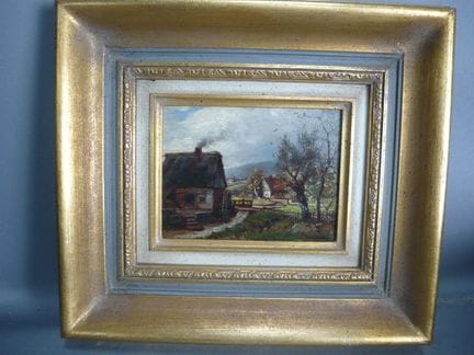 Cod. Schultze (?). Watermill. 20th century. Oil on