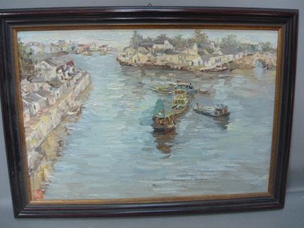 Liu Tieling (n. en 1952 en China). Escena animada 