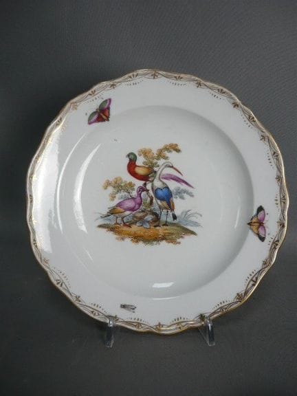 Decorative plate. Meissen (Schwerter). Fantasy bir