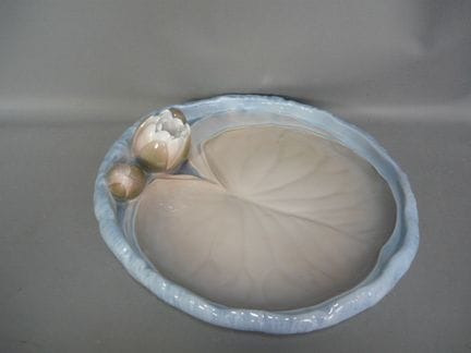Water Lily Bowl. B&amp;G Copenhagen. 20th century.