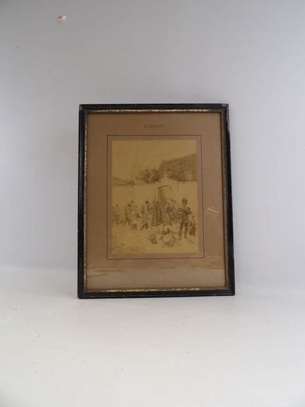 Photographic print titled "The Reception at the Re