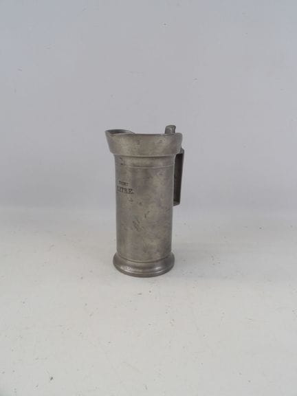 Vanoosten DUNKERQUE – Zinnkrug, 1/2 Liter. Höhe: 1