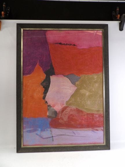 Michel DEGAND (1934–2021) – Pastellbild „abstrakte