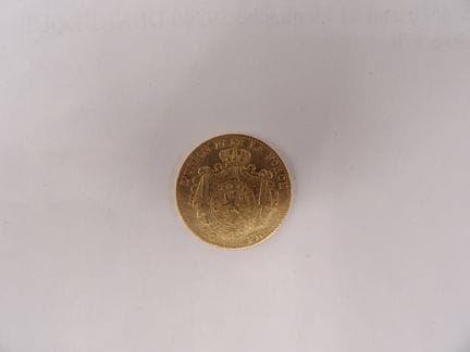 Moneta da 20 franchi belga del 1869 (condizioni d'