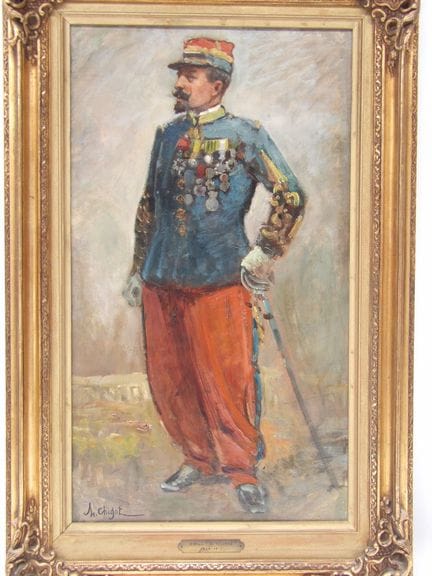 Alphonse CHIGOT (1824–1917) – „Porträt eines Haupt