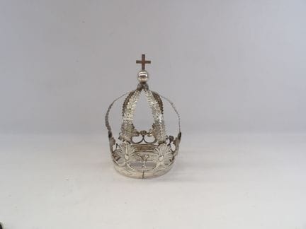 Couronne de forme royale en argent vieillard 1er t