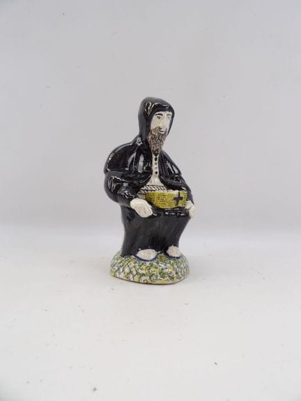FERRIERE LA PETITE - Rare polychrome earthenware i
