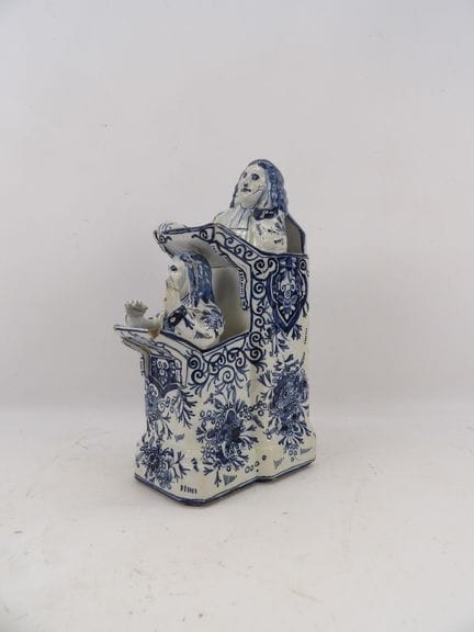 Van DUIJN DELFT—A rare group of glazed earthenware