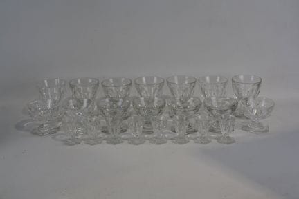BACCARAT, Kristallgläserset „Bourbon“ bestehend au