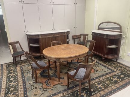 Dining room set including 1 low sideboard with a w